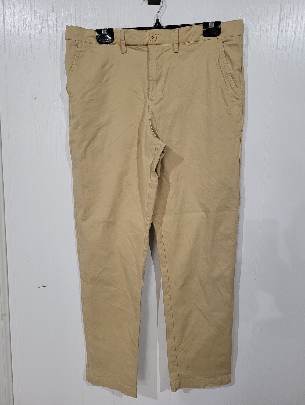 Eubi Men's Khaki All Day Chino Golf Pants  With Eubiflex Waist Size XL